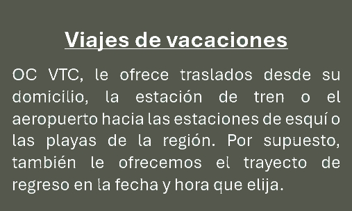 trajets vacances depuis ou vers les stations balnéaires de la région été comme hivers